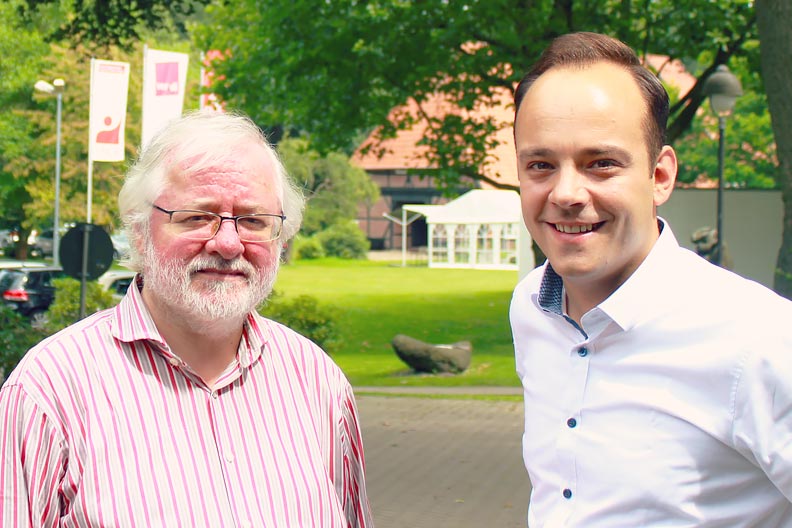 Harald Kolbe und Maximilian Schmidt (v.l.)