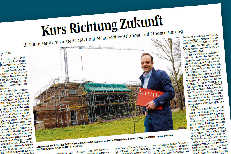 Ausschnitt des Presseberichts