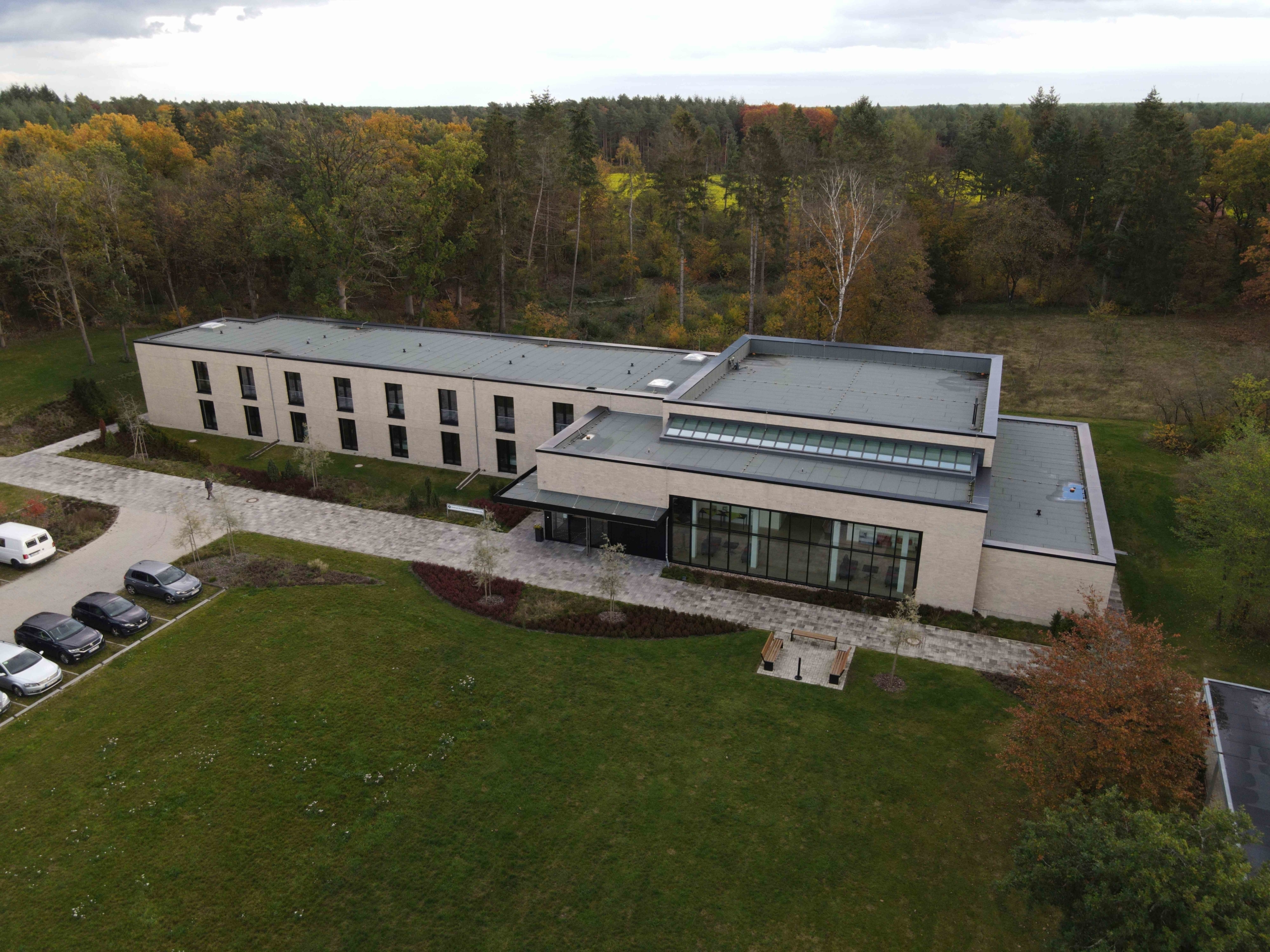 Luftaufnahme des Bildungszentrums Heimvolkshochschule Hustedt e.V.